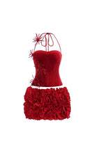 Marialena Bold Floral Two-Piece Ensemble