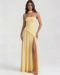 Serena Butter Yellow Maxi Dress