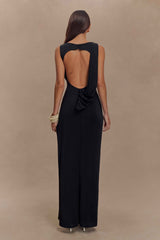 Henley Black Maxi Dress