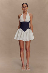 Merlyn Indigo Blue Denim Mini Dress