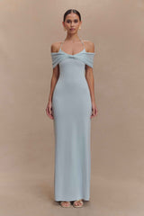 Bernadina Pale Blue Maxi Dress
