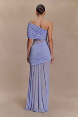 Dallas Lavender One Shoulder Maxi Dress