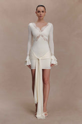 Electra Ivory Lace Mini Dress