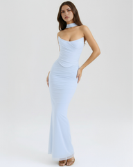 Mesh Maxi Three-Piece Set