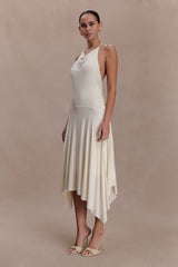 Sylvie Ivory Modal Midi Dress