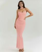 Modern Corset, Stretch Mesh, Romantic Date Nights