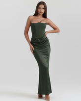 Almond Muse Style, Boned Bodice, Glamorous Events