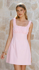 Adley Pink Mini Dress