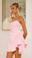 Hanae Pink Mini Dress