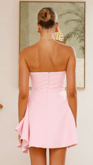 Hanae Pink Mini Dress