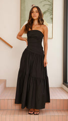 Lola Black Maxi Dress