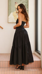 Lola Black Maxi Dress