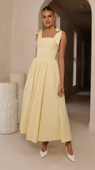 Haisley Yellow Maxi Dress