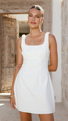 White Adley Mini Dress