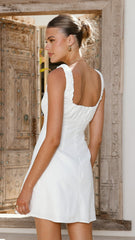 White Adley Mini Dress