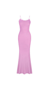 Rose Petal Pink Maxi Dress