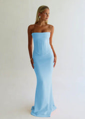 Louie Dress in Soft Blue