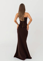 Brown Louie Evening Dress