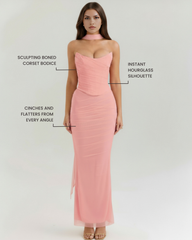 Modern Corset, Stretch Mesh, Romantic Date Nights