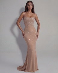 Stretch Mesh, Rhinestone Glow, Black-Tie Events