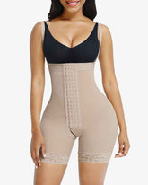 Bare Essentials Mini Dress - Black Lace Tummy Control
