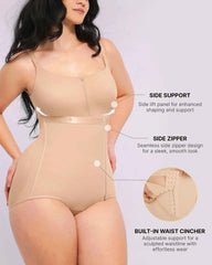 AirSlim Bodysuit - Black Tummy Control