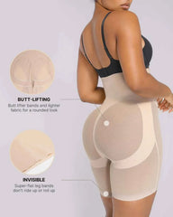 BOOT-YEAHâ„?MeshSmoothâ„?High-Waisted Mid Thigh Short