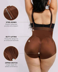 BOOT-YEAHâ„?High-Waisted Brief - Black Shaping Silhouette