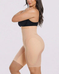 Bare Essentials Midi Dress - Black Tummy Control