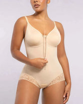 Bare Essentials Full Body Bodysuit - Black Lace Adjustable