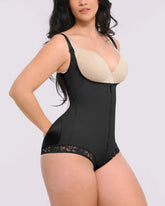 Bare Essentials Midi Bodysuit - Black Lace Zipper