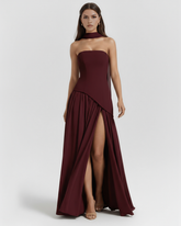 Serena Crepe, Lace-Up Back, Formal Events