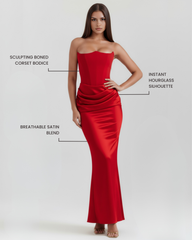 Almond Muse Style, Boned Bodice, Glamorous Events