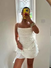 Women's Sleeveless Sequin Mini Summer Dress