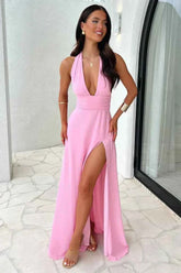 Women's Sleeveless High-Split Maxi Summer Dress