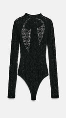 Women's Lace Bow Detailed Two-Piece Set