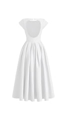 Arlene Classic Navy Midi Dress