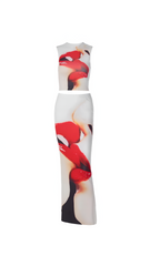Jaden Printed Maxi Skirt and Top Set