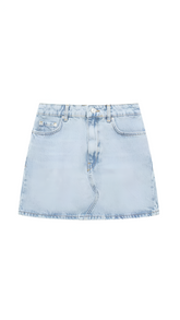 Elsie Light Denim Mini Skirt