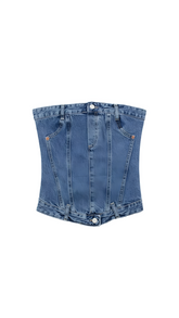 Marissa Denim Crop Top