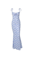 Gabrielle Navy Blue Maxi Dress