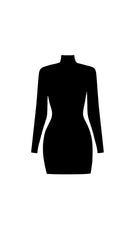 Diana Midnight Black Mini Dress