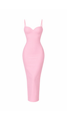 Anabella Soft Pink Maxi Dress