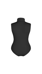Vanessa High-Neck Sleeveless Bodysuit