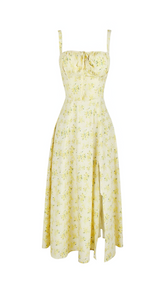 Demi Floral Print Midi Dress