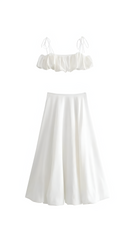 Emily White Two-Piece Ensemble