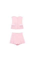Juniper White and Pink Two-Piece Set