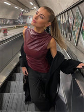 Luxe Leather Top