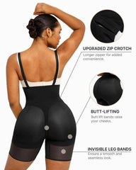 Curve Codeâ„?Mini Sculpting Shorts - Black X-Shaped