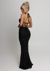 In The Spotlight Maxi Dress - Black